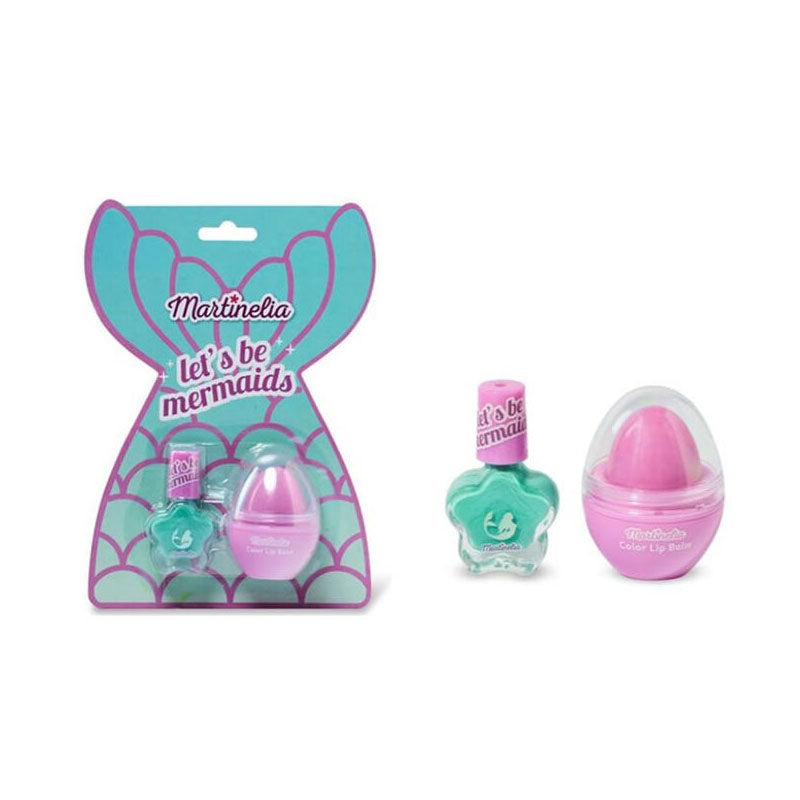 MARTINELIA LET'S BE MERMAIDS NAIL & LIP BALM DUO