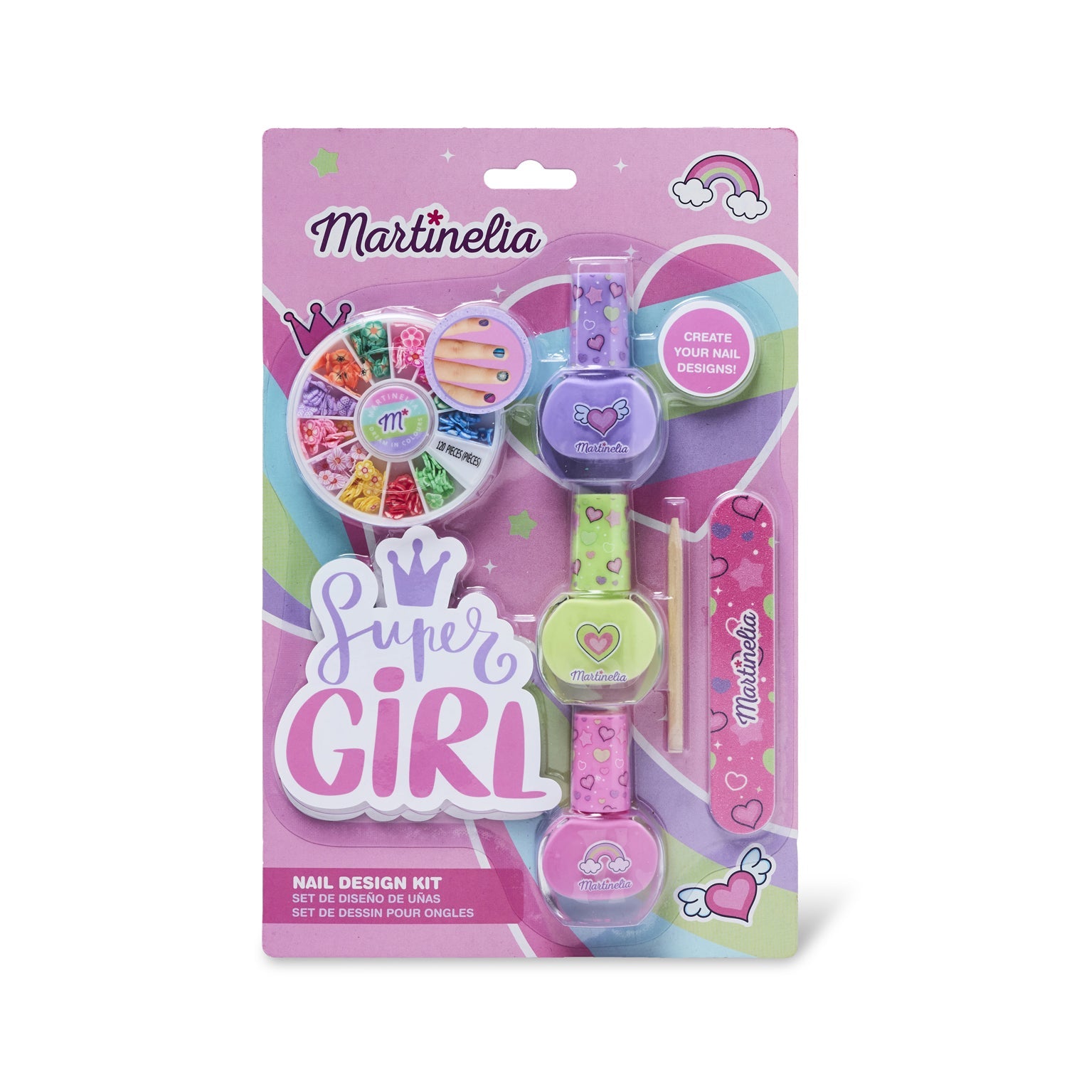 MARTINELIA SUPER GIRL NAIL DESIGN KIT